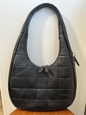Coach Coachtopia Alter Ego Crescent Shoulder Bag - Black & Silver